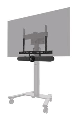 Neomounts AV30-500BL - Mounting kit (mount bracket) - for video bar - universal - black - screen size: 43"-110" - VESA-mountable