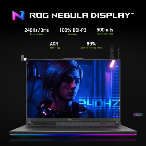 ASUS ROG Strix G18 G814PP-S9018W - 18" - AMD Ryzen 9 - 7940HX - 32 GB RAM - 1 TB SSD — view 14