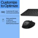 HP 655 - Keyboard and mouse set - 100% - full size - wireless - 2.4 GHz - UK - black - Smart Buy thumbnail 7