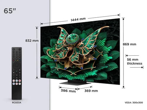 TCL C7K 65 QD-MINI LED 4K HDR SMART — view 3