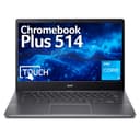 Acer Chromebook Plus 514 CBE594-1T - Intel Core i3 - N305 / up to 3.8 GHz - Chrome OS - UHD Graphics - 8 GB RAM - 256 GB SSD NVMe - 14" IPS touchscreen 1920 x 1080 (Full HD) - Wi-Fi 6E - steel grey - kbd: UK thumbnail 1