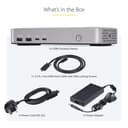 StarTech.com USB4 Docking Station, USB-C 40Gbps, Dual Video HDMI, Up to 2x 4K 60Hz 4:4:4 (RGB) or 2x 4K 120Hz 4:2:2, Multi-Monitor Dock, 6x USB, 2.5GbE, 100W PD