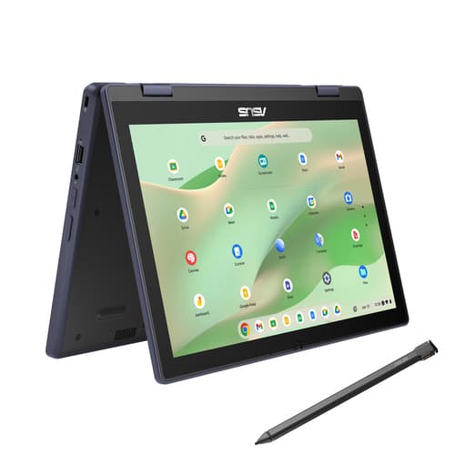 ASUS Chromebook CZ12 Flip CZ1204FM2A-R90019-3Y - Flip design - Kompanio 520 up to 2 GHz - Chrome OS - Mali-G52 2EE MC2 - 4 GB RAM - 64 GB eMMC - 12.2" touchscreen 1920 x 1200 - Wi-Fi 6, Bluetooth - mineral grey