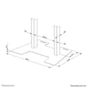 Neomounts AFP-875BL mounting component - for display stand - black thumbnail 12
