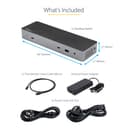 StarTech.com Thunderbolt 3 Dock with USB-C Host Compatibility, Dual 4K 60Hz DisplayPort 1.4 or Dual HDMI 2.0 Monitors, Single 8K, TB3/USB-C Laptop Docking Station, 96W PD, 5x USB, 10Gbps - 96W Power Delivery (TB3CDK2DHUE) - Docking station - USB-C 3.2 Gen 2 / Thunderbolt 3 - 2 x HDMI, 2 x DP - 1GbE thumbnail 12