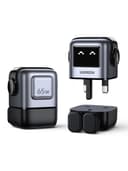 Ugreen USB-A+2C 65W UNO GAN CHARGER Mobile phone, Laptop, Tablet Black AC, USB Indoor thumbnail 3