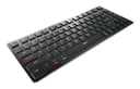 CHERRY KW X ULP 2.0 MINI - Keyboard (pouch) - 75% - compact - backlit - wireless - 2.4 GHz, Bluetooth 5.2, USB - QWERTY - US - key switch: CHERRY MX Ultra Low Profile - black thumbnail 2