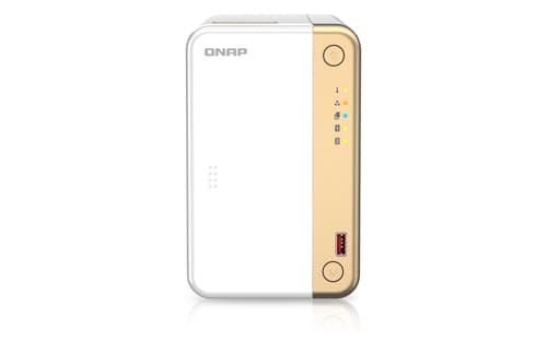 QNAP TS-262 - NAS server - 2 bays - SATA 6Gb/s - RAID 0, 1, 5, 6, 10, 50, JBOD, 60 - RAM 4 GB - 2.5 Gigabit Ethernet - iSCSI support