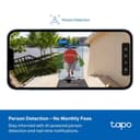 Tapo TC80 KIT V1 - Solar-Powered Security Camera Kit - network surveillance camera - outdoor - weatherproof - colour (Day&Night) - 2 MP - 1920 x 1080 - 1080p - fixed focal - audio - wireless - Wi-Fi - H.264 - with Solar Panel thumbnail 7
