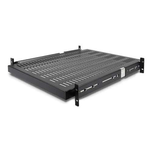 StarTech.com Server Rack Shelf - 2U - 20 to 30in Adjustable Mounting Depth - Vented - Server Rack Cabinet Shelf - 24in Deep - Rack shelf - 1U - 19" - for P/N: RK1233BKM, RK2433BKM, RK2537BKM, RK3236BKF, RK4236BKB, RK4242BK24, RK4242BK30