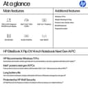 HP EliteBook X Flip G1i Notebook Next Gen AI - Intel Core Ultra 5 - 226V / up to 4.5 GHz - Win 11 Pro - Intel Arc Graphics - 16 GB RAM - 512 GB SSD NVMe - 14" IPS touchscreen 1920 x 1200 - NFC, Wi-Fi 7, Bluetooth - glacier silver - kbd: UK thumbnail 4