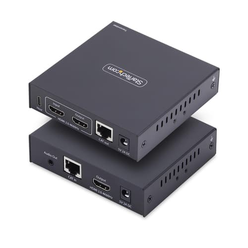 StarTech.com HDMI KVM Extender Over IP Network, 4K 60Hz, Driverless - Transmitter and receiver Kit - video/audio/USB extender - HDMI — view 3