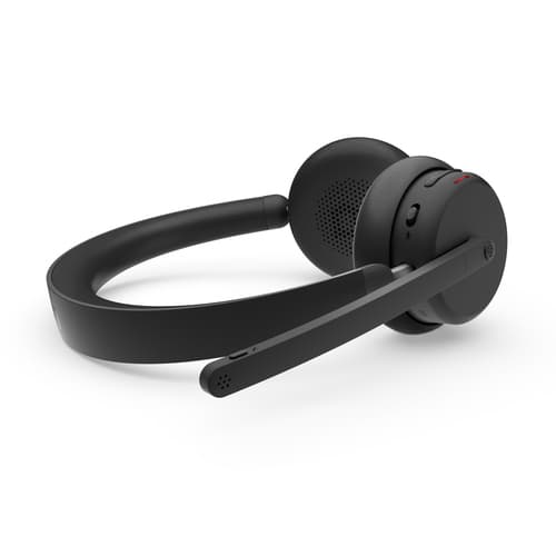 Lenovo 6550 - Headset - on-ear - Bluetooth - wireless - active noise cancelling - black - Certified for Microsoft Teams — view 8