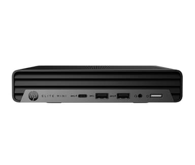 HP Elite 600 G9 - Mini Core i5 13500T / up to 4.6 GHz - RAM 16 GB - SSD 512 GB - NVMe - UHD Graphics 770 - Gigabit Ethernet, Bluetooth 5.2, IEEE 802.11ax (Wi-Fi 6E) - Win 11 Pro - monitor: none - keyboard: UK - with HP Wolf Pro Security Edition (1 year)