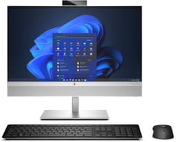HP EliteOne 840 G9 - All-in-one Core i5 12500 / up to 4.6 GHz - RAM 16 GB - SSD 512 GB - NVMe - UHD Graphics 770 - Gigabit Ethernet, Bluetooth 5.2, IEEE 802.11ax (Wi-Fi 6E) - Win 10 Pro (includes Win 11 Pro Licence) - monitor: LED 23.8" 1920 x 1080 (Full HD) @ 60 Hz touchscreen - keyboard: UK - with HP 5 years Next Business Day Onsite Hardware Support for Desktops - with HP Wolf Pro Security Edition (1 year)