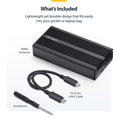 StarTech.com - Storage enclosure - 1 bays (PCIe 4.0 x 4 (NVMe)) — view 15