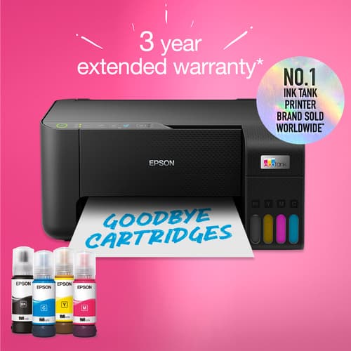 Epson EcoTank ET-2864 - Multifunction printer - colour - ink-jet - ITS - A4 (media) - up to 10 ppm (printing) - 100 sheets - Wi-Fi, USB - black — view 8