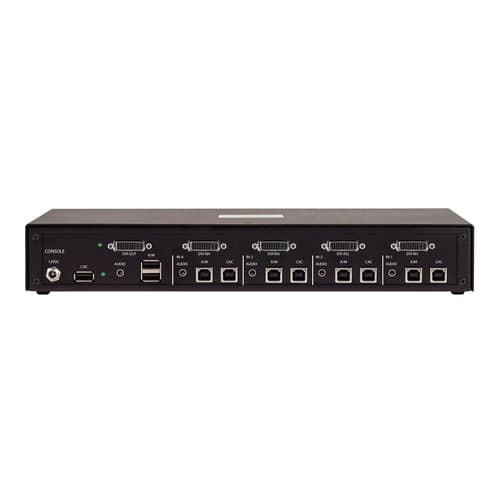 StarTech.com - KVM / audio / USB switch - 4 x KVM / audio / USB - 1 local user - desktop — view 3
