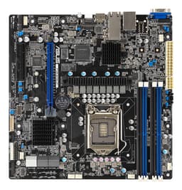 ASUS P12R-M/10G-2T - Motherboard - micro ATX - LGA1200 Socket - C252 Chipset - USB 3.2 Gen 2, USB 3.2 Gen 1 - 2 x 10 Gigabit LAN - onboard graphics