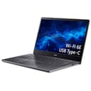 Acer Chromebook Plus 514 CBE594-1T - Intel Core i3 - N305 / up to 3.8 GHz - Chrome OS - UHD Graphics - 8 GB RAM - 256 GB SSD NVMe - 14" IPS touchscreen 1920 x 1080 (Full HD) - Wi-Fi 6E - steel grey - kbd: UK thumbnail 3