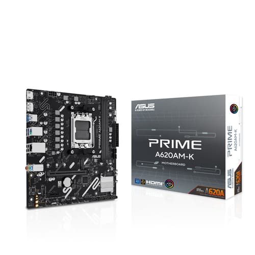 ASUS PRIME A620AM-K - motherboard - micro ATX - Socket AM5 - AMD A620A — view 6