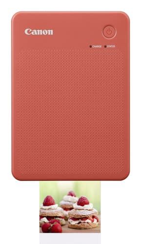 Canon SELPHY QX20 - Printer - colour - dye sublimation - 72 x 85 mm up to 0.66 min/page (colour) - capacity: 10 sheets - Wi-Fi(g) - terracota red — view 10