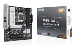 ASUS PRIME B840M-A-CSM - Motherboard - micro ATX - Socket AM5 - AMD B840 Chipset - USB-C 3.2 Gen 1, USB 3.2 Gen 1 - 2.5 Gigabit LAN - onboard graphics (CPU required) - HD Audio (8-channel) - ASUS Corporate Stable Model (CSM)