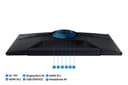 Samsung Odyssey G5 S32CG510EU - G51C Series - LED monitor - gaming - 32" - 2560 x 1440 QHD @ 165 Hz - VA - 300 cd/m� - 3000:1 - HDR10 - 1 ms - 2xHDMI, DisplayPort - black thumbnail 21