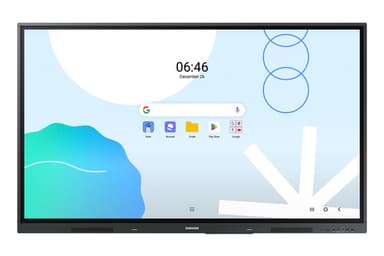 Samsung Interactive Display WA65D - 65" Diagonal Class WAD Series LED-backlit LCD display - education / business - with built-in interactive whiteboard, touchscreen (multi touch) - Android - 4K UHD (2160p) 3840 x 2160 - space grey