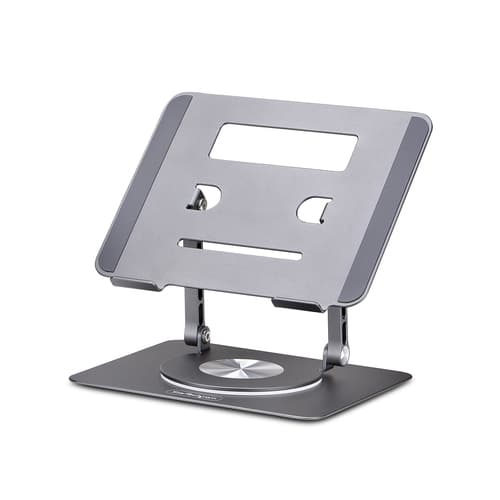 StarTech.com - Notebook stand - 360� rotating base - desktop - silver