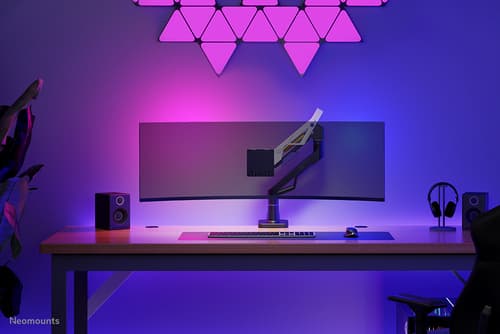 Neomounts ACE DS70-256BL1 - Mounting kit (articulating arm) - full-motion - for flat panel - gaming - steel - black - screen size: 24"-57" - desk-mountable — view 18