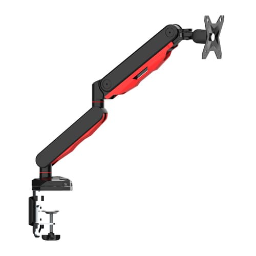 Iiyama DSG3001C-R1 - Mounting kit - adjustable arm - for LCD display - black, dynamic red - screen size: 17"-30" - desk-mountable — view 3