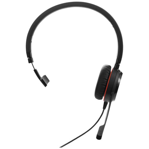 Jabra Evolve 20SE UC mono - Headset - on-ear - wired - USB-C, USB-A - noise isolating - Certified for Microsoft Teams