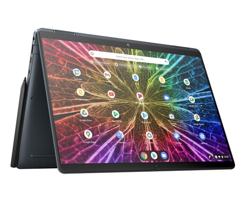 HP Elite Dragonfly Chromebook - Flip design - Intel Core i5 - 1245U / up to 4.4 GHz - Intel Evo vPro Enterprise Platform - Chrome OS - Intel Iris Xe Graphics - 8 GB RAM - 256 GB SSD NVMe - 13.5" IPS HP SureView Reflect 1920 x 1280 - Wi-Fi 6E - kbd: UK - with HP 3 years Next Business Day Onsite Hardware Support with Travel Coverage for Notebooks