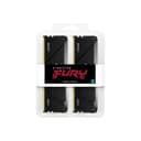 Kingston FURY Beast RGB - DDR4 - kit - 32 GB: 2 x 16 GB - DIMM 288-pin - 3600 MT/s / PC4-28800 - CL18 - 1.35 V - unbuffered - non-ECC - black thumbnail 3