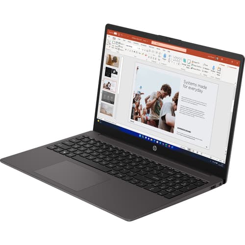 HP 250 G10 Notebook - Intel Core i7 - 1355U / up to 5 GHz - Win 11 Pro - Intel Iris Xe Graphics - 16 GB RAM - 512 GB SSD NVMe - 15.6" IPS 1920 x 1080 (Full HD) - Wi-Fi 6, Bluetooth - dark ash silver - kbd: UK — view 5