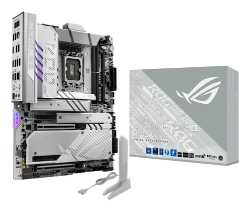 ASUS ROG MAXIMUS Z890 APEX - Motherboard - ATX - LGA1851 Socket - Z890 Chipset - USB4, USB-C 3.2 Gen 2x2, USB-C 3.2 Gen2, USB 3.2 Gen 1 - 5 Gigabit Ethernet, Wi-Fi 7, Bluetooth - onboard graphics (CPU required) - HD Audio (8-channel)
