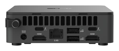 ASUS NUC 13 Pro Slim Kit RNUC13ANKI70003 - Barebone - mini PC 1 x Core i7 1360P / up to 5 GHz - RAM 0 GB - Intel Iris Xe Graphics - Bluetooth 5.2, IEEE 802.11ax (Wi-Fi 6E), Gigabit Ethernet, 2.5 Gigabit Ethernet - black — view 4