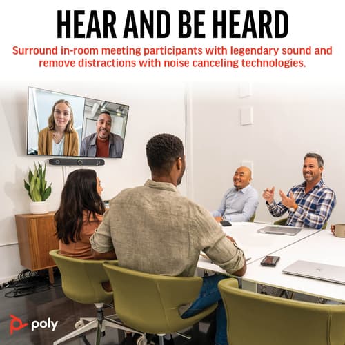 Poly Studio X52 - All-in-One video bar - white — view 11