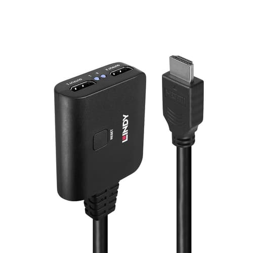 2 PORT HDMI 4K60 SPLITTER CABLE — view 1