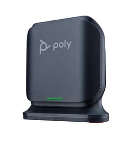 Poly Rove B2 - Cordless phone base station / VoIP phone base station with caller ID/call waiting - DECT - 3-way call capability - SIP, SIP v2, SIP over TLS, SIP over UDP, SIP over TCP, SDP, RTCP, RTP - black
