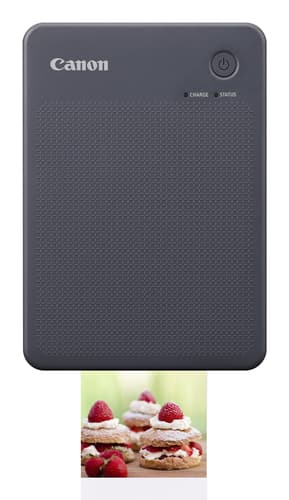 Canon SELPHY QX20 - Printer - colour - dye sublimation - 72 x 85 mm up to 0.66 min/page (colour) - capacity: 10 sheets - Wi-Fi(g) - dark grey — view 10