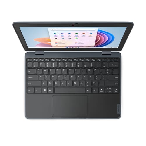 Lenovo 100w Gen 4 82VK - Intel N-series - N100 / up to 3.4 GHz - Win 11 Pro - UHD Graphics - 4 GB RAM - 128 GB SSD NVMe - 11.6" TN 1366 x 768 (HD) - Wi-Fi 6 - slate grey - kbd: UK — view 14