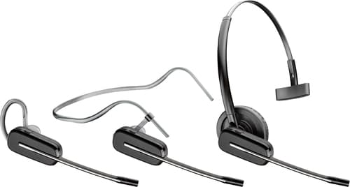 Poly Savi 8240-M Office - Savi 8200 series - headset - DECT - wireless - black - Certified for Microsoft Teams — view 1