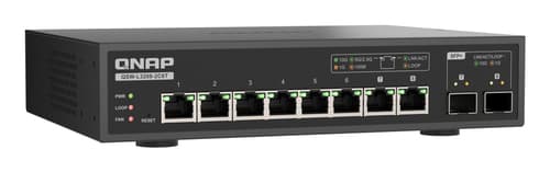 QNAP QSW-L3208-2C6T - Switch - Managed - 2 x 10 Gigabit SFP+ + 8 x 100/1000/2.5G/5G/10GBase-T - desktop — view 9
