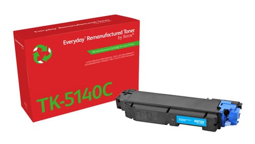 Everyday - Cyan - compatible - box - remanufactured - toner cartridge (alternative for: Kyocera TK-5140C) - Green World Alliance return programme