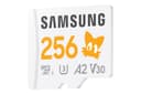 Samsung PRO Plus MB-MD256SA - Sonic the Hedgehog flash memory card (microSDXC to SD adapter included) - 256 GB - A2 / Video Class V30 / UHS-I U3 - microSDXC UHS-I - white thumbnail 2