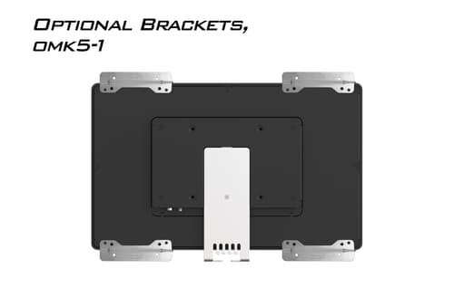 Iiyama OMK5-1 - Mounting kit (8 brackets) - for touch screen - screen size: 16" — view 3