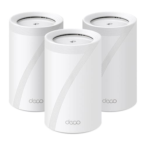 TP-Link Deco BE65 V1 - Wi-Fi system - (3 routers) - up to 7,800 sq.ft - mesh 1GbE, 2.5GbE, Wi-Fi 7 Multi-Band