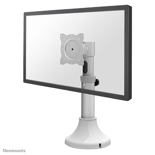 Neomounts FPMA-D025 - Mounting kit - for LCD display - silver - screen size: 10"-30" - grommet, desk-mountable — view 1